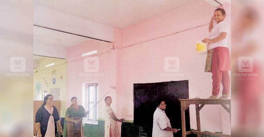 Teachers spruce up school amid COVID-19 closure Teachers spruce up school amid COVID-19 closure