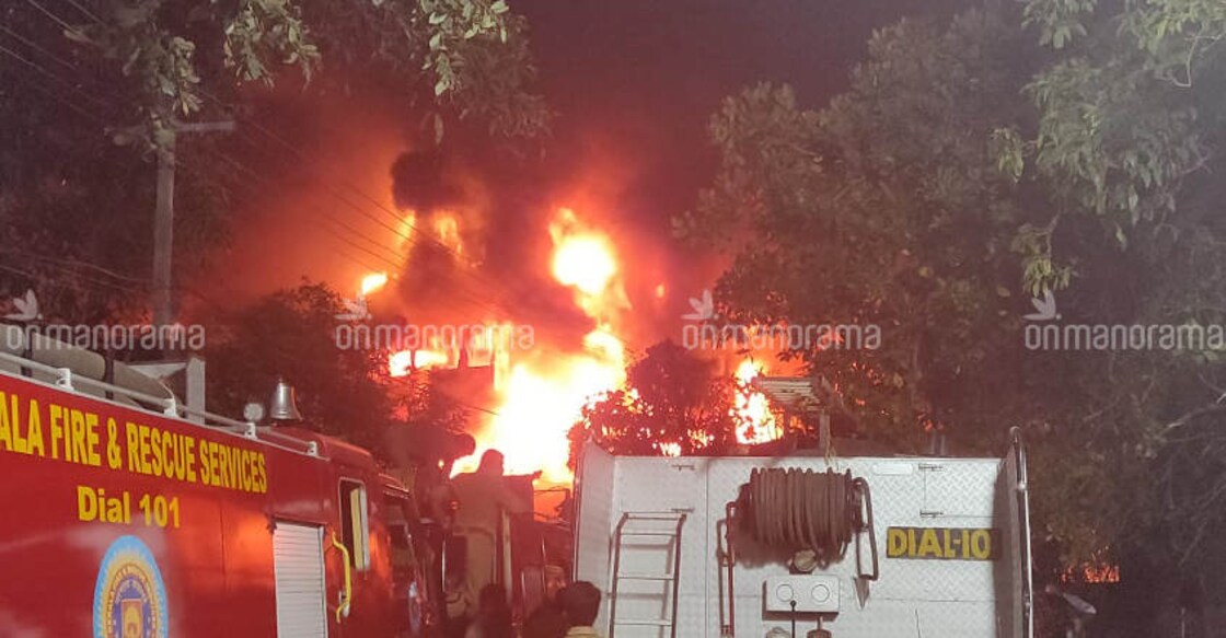 Massive fire at plastic factory in Thiruvananthapuram, no casualties
