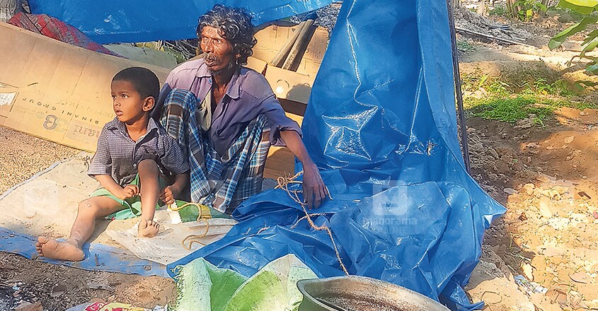 Ailing man, 4-year-old son struggle to find a shelter