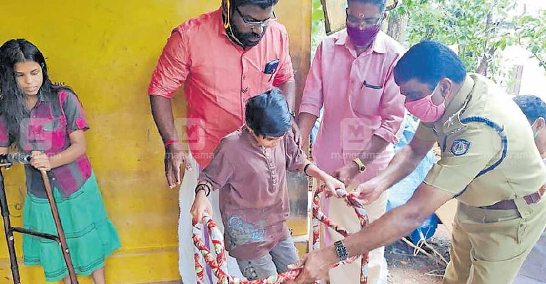 DySP keeps his word, visits differently-abled child at home