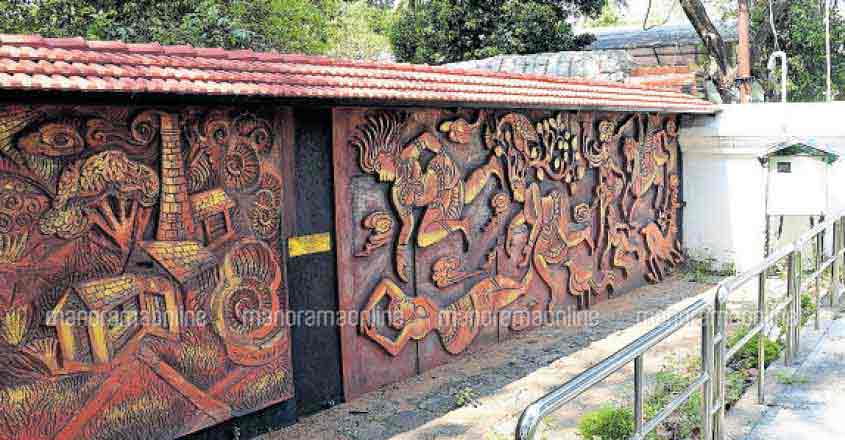 Why politicos fear this massive wall in Thrissur Why politicos fear this massive wall in Thrissur