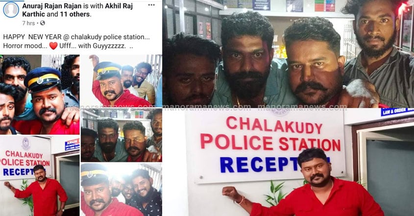 CPM local leader dons police cap, posts selfies on social media CPM local leader dons police cap, posts selfies on social media