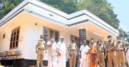 Wayanad family gets new house thanks to police Wayanad family gets new house thanks to police