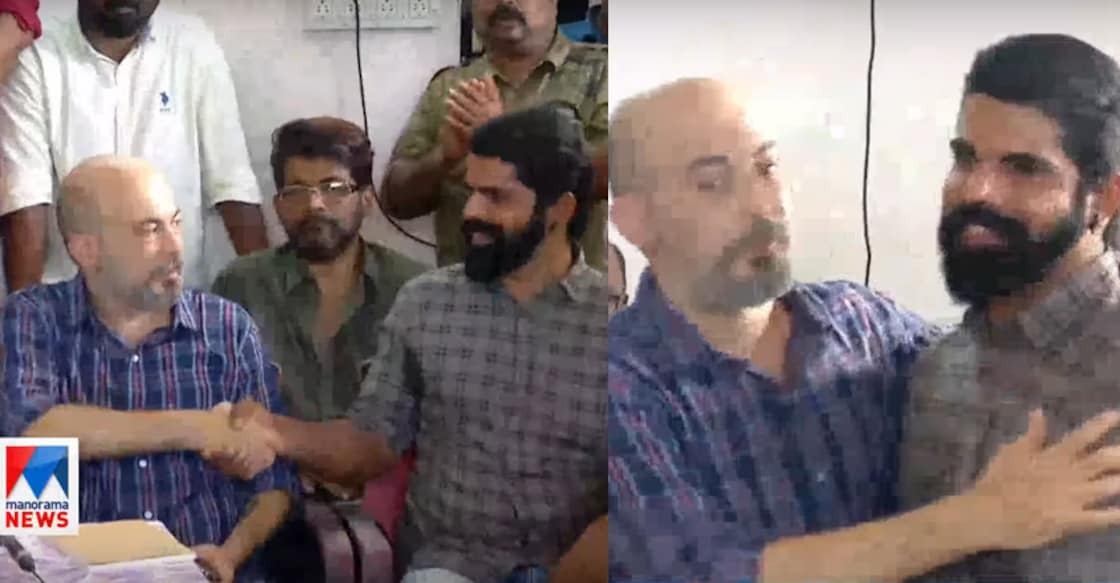 FEFKA says Anil-Bineesh row settled, but director's hug fails to move actor FEFKA says Anil-Bineesh row settled, but director's hug fails to move actor