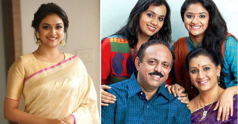 Keerthy Suresh Family