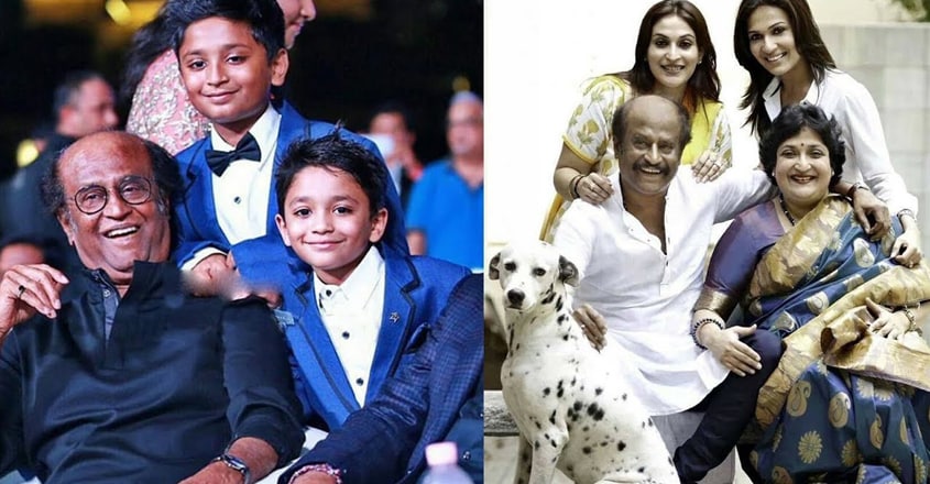rajinikanth-family rajinikanth-family