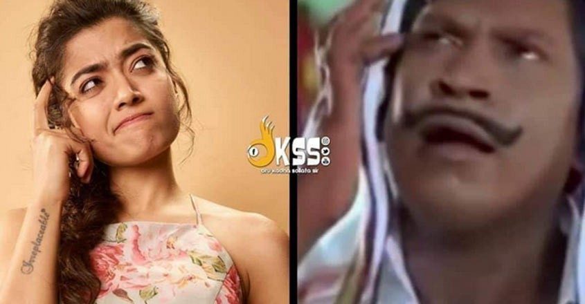 Rashmika Mandannas Recent Photoshoot Gets A Vadivelu Version From Fan