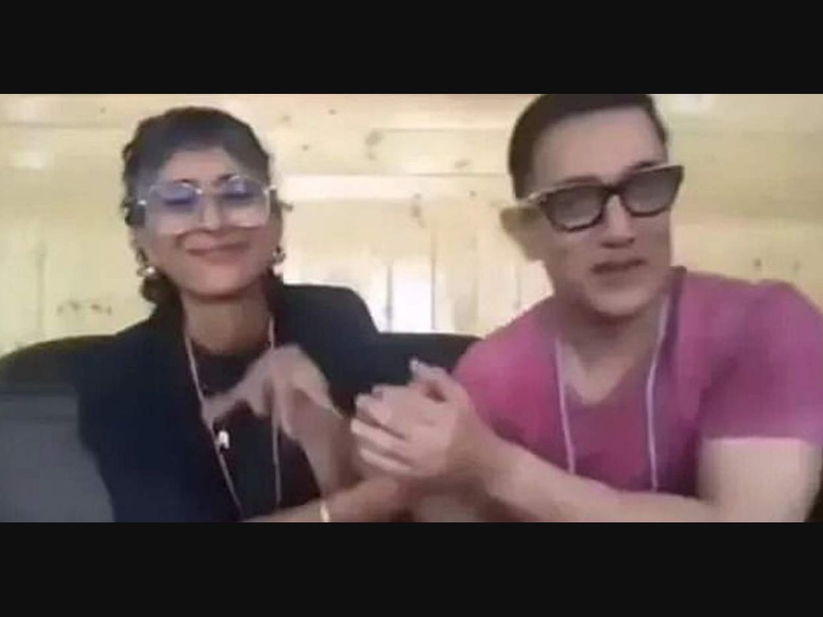 Pray for our happiness Aamir Khan, Kiran Rao get together after divorce announcement picture
