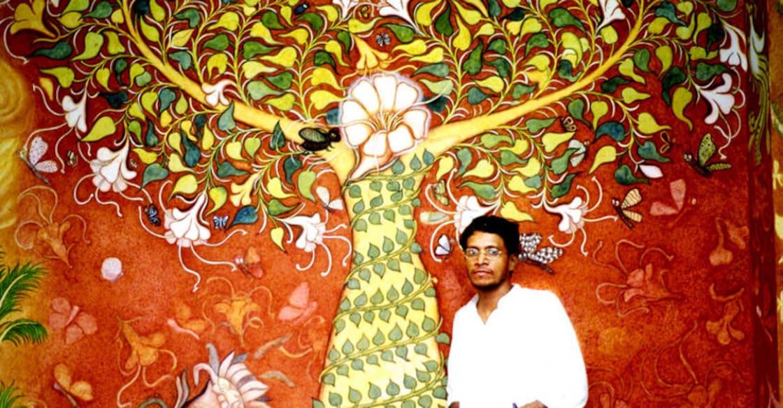 Malayali muralist’s strokes on Banaras walls and music