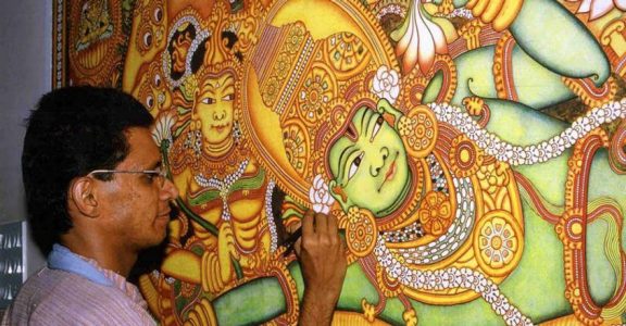 Malayali muralist’s strokes on Banaras walls and music Malayali muralist’s strokes on Banaras walls and music