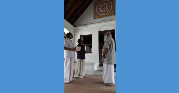 KK Warrier mural KK Warrier mural