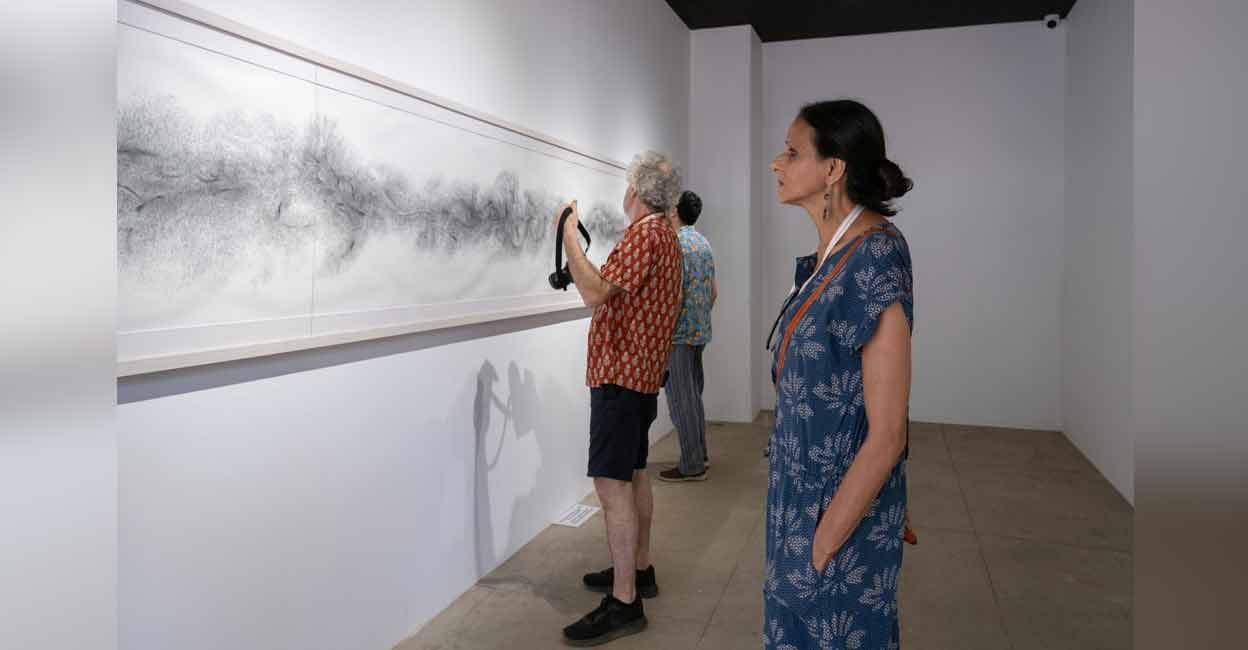 smita-tharoor Smita Tharoor says the displays at Biennale convey energy at various levels involving sense and response. Photo: Special arrangement