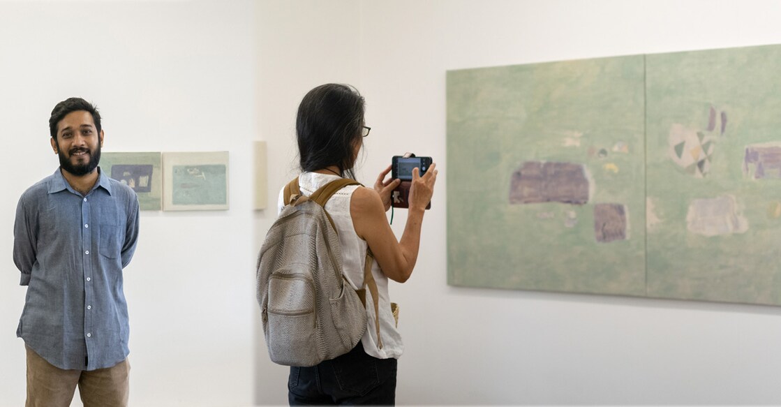 The artwork is exhibited at Fort Kochi Aspinwall House. Photo: Kochi Biennale