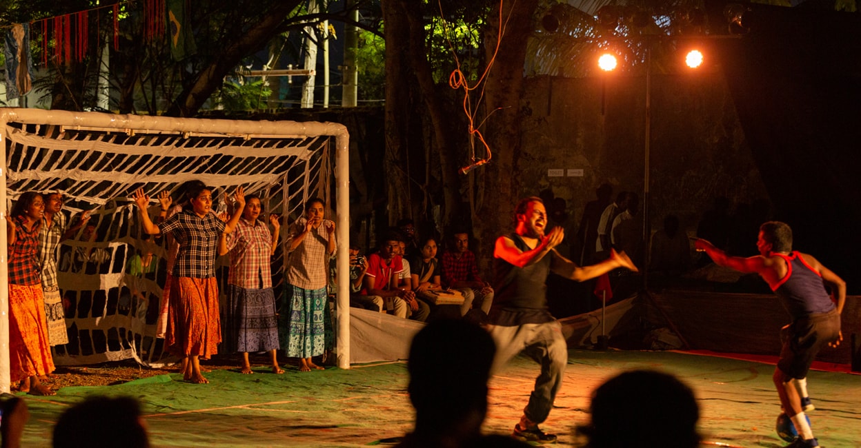 higuita-add-2 Higuita is a story about a man’s passion for the game which he had to sacrifice but remained alive deep within him, and a girl’s sufferings and survival Photo: Special Arrangement