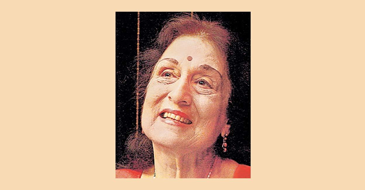 Jalabala was born in London to Indian author and freedom fighter Suresh Vaidya and English classical singer Madge Franckeiss. Photo: Manorama