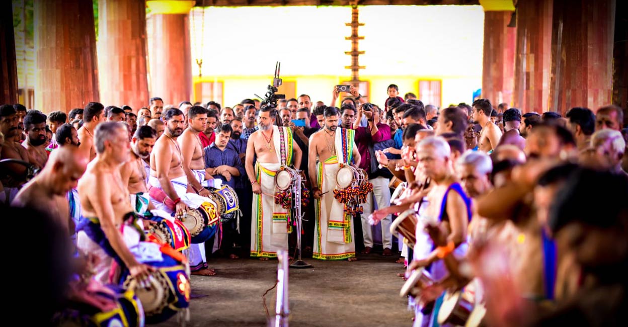 edakka-kriti-entertainments One of the highlights of Kriti Entertainments’ artistic events is the Edakka performance. Photo: Special arrangement