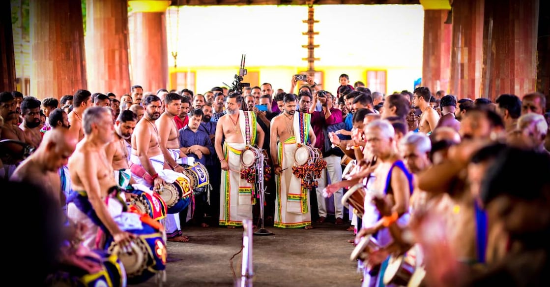 edakka-kriti-entertainments One of the highlights of Kriti Entertainments’ artistic events is the Edakka performance. Photo: Special arrangement