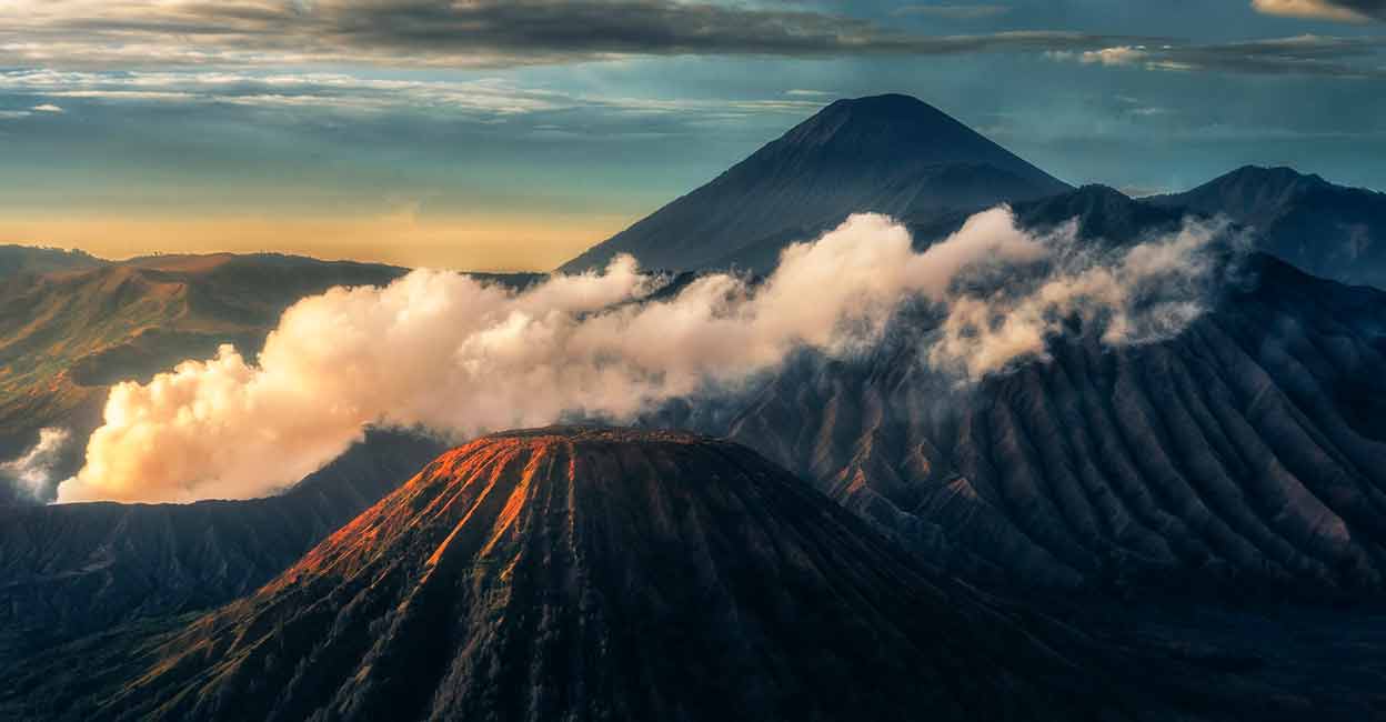 Aung Chan Thar of Myanmar won the top position in the camera category. He won $10,000 in prize money, for the photograph of Indonesia's Bromo volcano landscape in stunning colours at dawn. Photo: Aung Chan Thar/Special arrangement