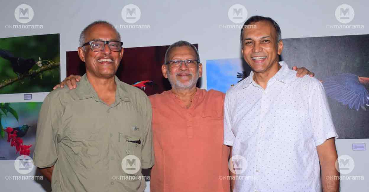 markose-vellapally-michael-dominic-dr-joseph-varghese Michael Dominic, Markos Vellapally and Dr Joseph Varghese at David Hall, Fort Kochi. Photo: Manorama