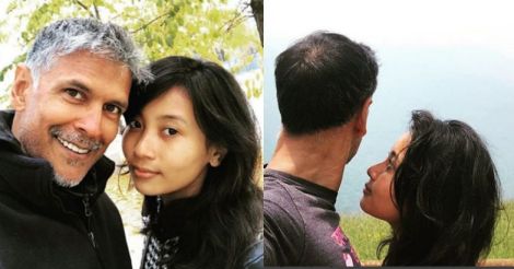 Milind Soman hits back at trolls, posts another pic with 18-year-old girl friend
