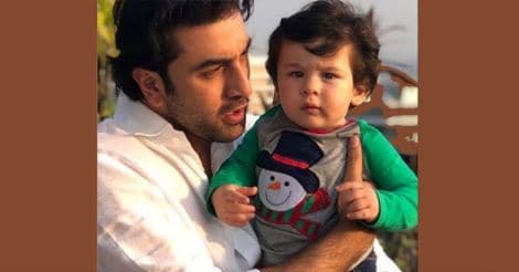 Ranbir Kapoor's pic with baby Taimur takes the Internet by storm