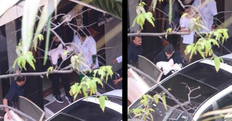 Karan Johar takes his twins home | Pix