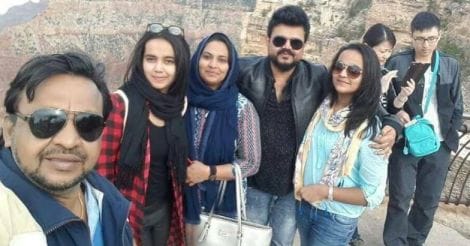 You have to see these pictures of Dileep, Kavya and Meenakshi in the USA