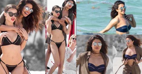 Priyanka Chopra, Adriana Lima have a blast on Miami beach | Check out pix