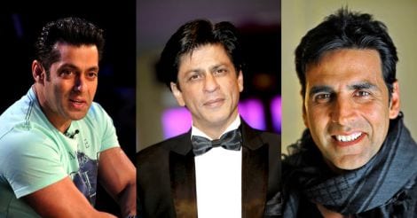 SRK, Salman and Akshay in Forbes' list of highest-paid celebrities
