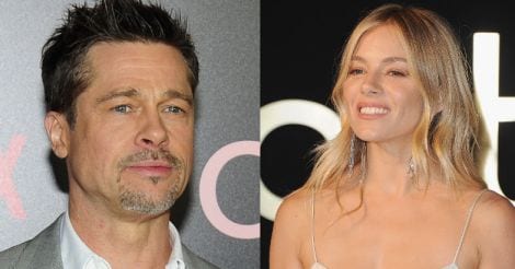 Brad Pitt and Sienna Miller