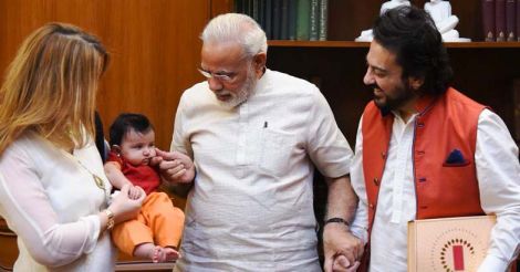 PM Modi welcomes Adnan Sami's daughter Medina