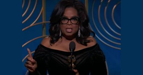 Winfrey's Golden Globes speech sparks talk of 2020 presidential campaign