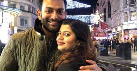 Prithviraj, Supriya celebrate new year in London; pics go viral