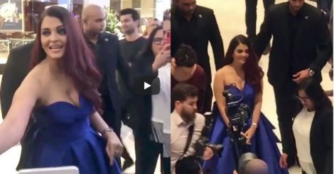 Aishwarya Rai is a vision in electric blue at Dubai | Video