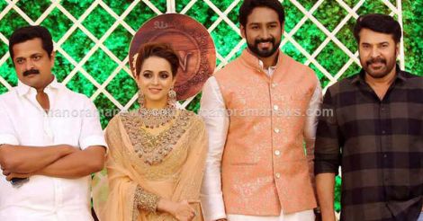 Galaxy of stars make Bhavana's wedding reception a grand affair 