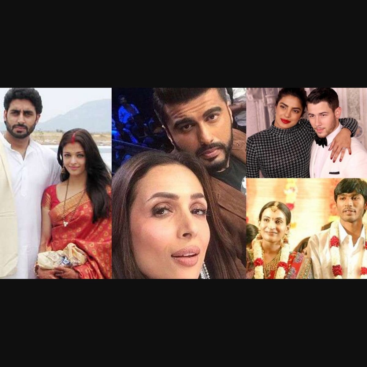 Meet celebs who are younger than their wives | Actors | wife | age | celebs  | older wives | Malaika Arora | Arjun Kapoor | Bollywood | wedding |  marriage