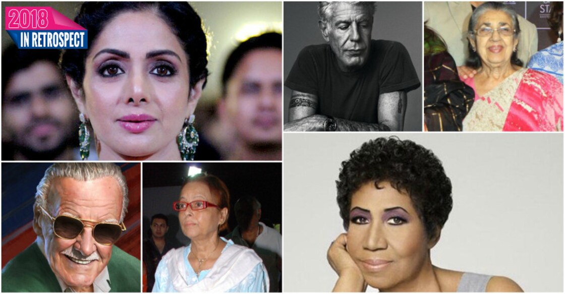 Celebrities who bid us goodbye in 2018