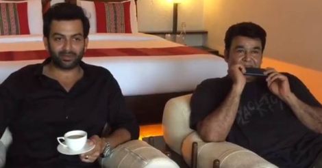 Director Prithviraj reads out 'Lucifer' script to Mohanlal