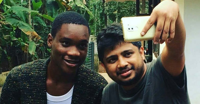 Samuel was paid mutually agreed remuneration: 'Sudani...' producers Regarding allegation of racism the producers said it was painful to them. Samuel Abiola Robinson (L) with director Zakariya.