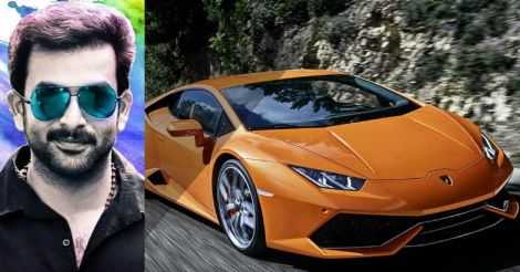Prithviraj pays Rs 7 lakh for this number to tag his new Lamborghini