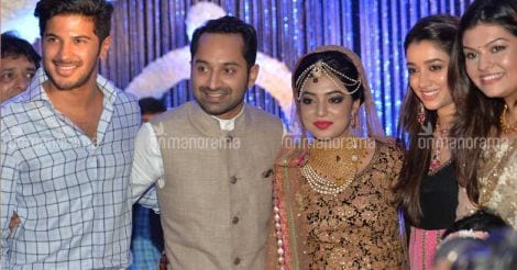 Fahadh Fazil and Nazriya Nazim