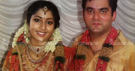 Navya Nair and Santhosh Menon