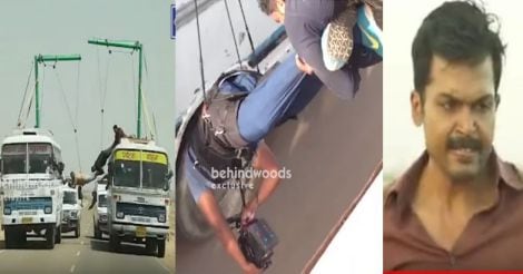 Filming stunts risking life, action director recalls fight scenes in Karthi-starrer