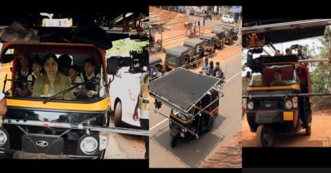 All eyes on Anusree's auto rickshaw, a 360 degree camera rig