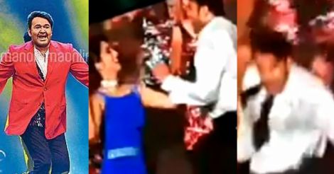 Mohanlal falls during dance without loosing his cool
