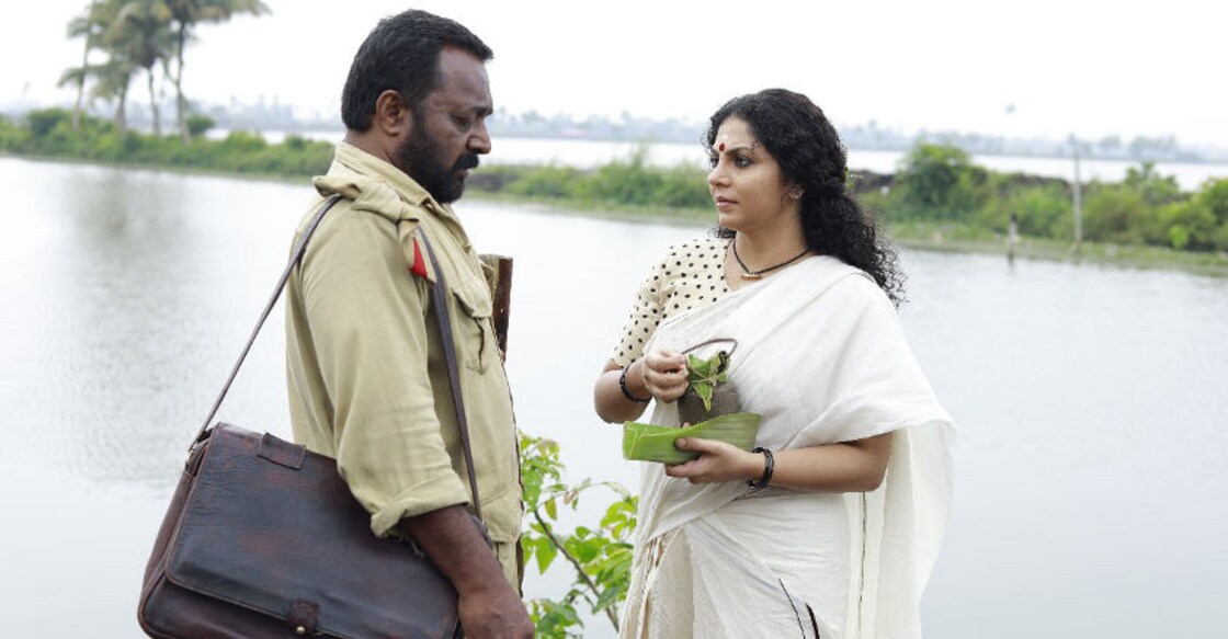 Actors Renji Panicker (L) and Asha Sharath play lead roles in the film.