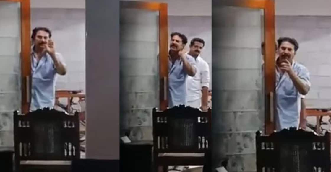 Mammootty surprises fans with cake! | Watch video