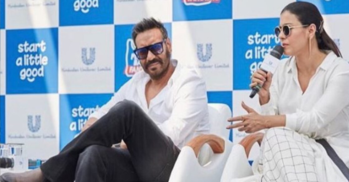 Ajay, Kajol support initiative to turn plastic 'fantastic' Ajay, Kajol support initiative to turn plastic 'fantastic'