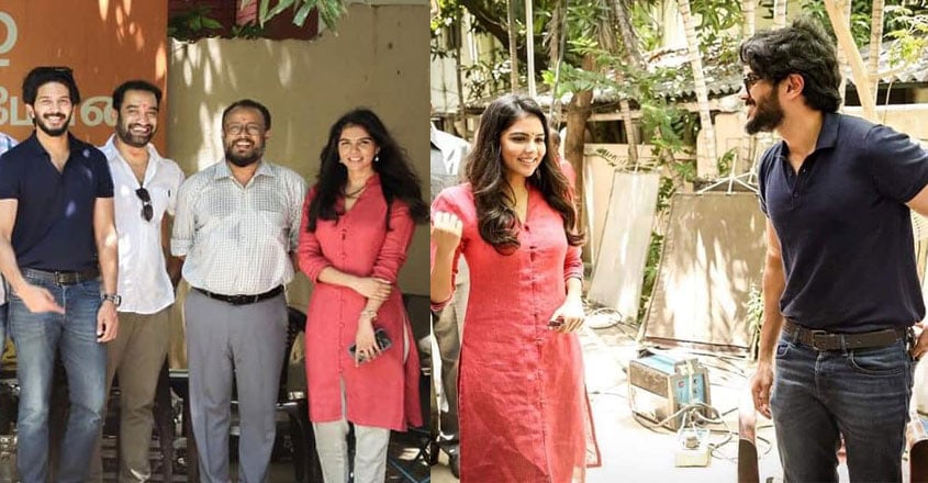 dulquer-kalyani-anoop dulquer-kalyani-anoop