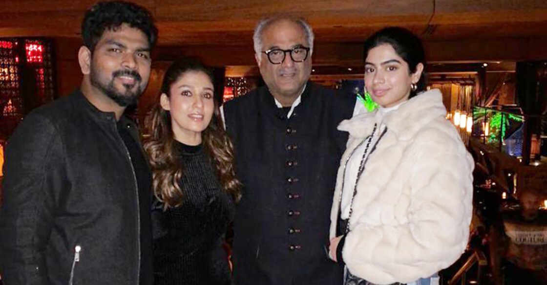 Pic talk: Nayanthara, Vignesh Shivn bonding with Boney & Khushi Kapoor